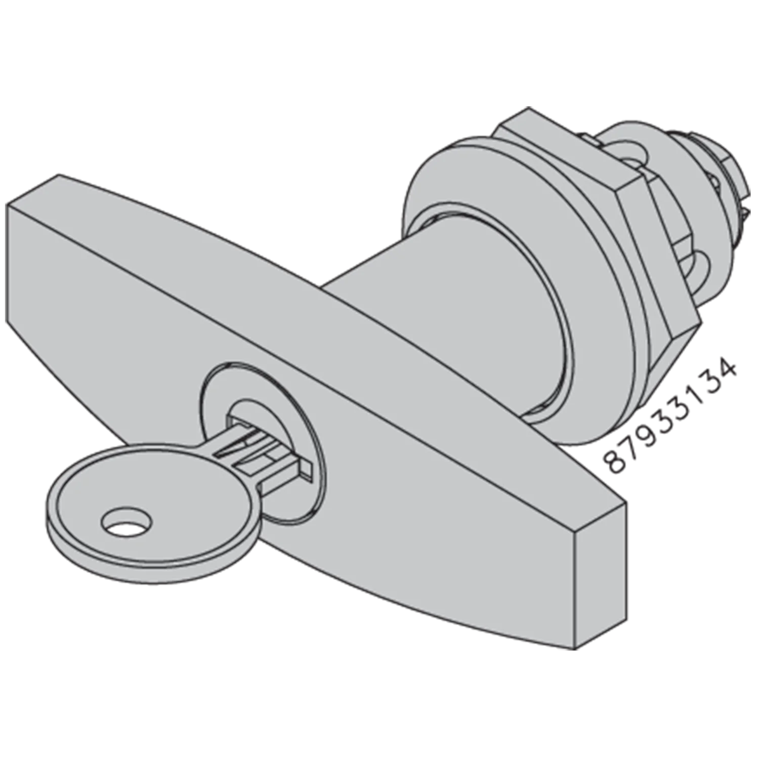 T Handle for Telephone Cabinet