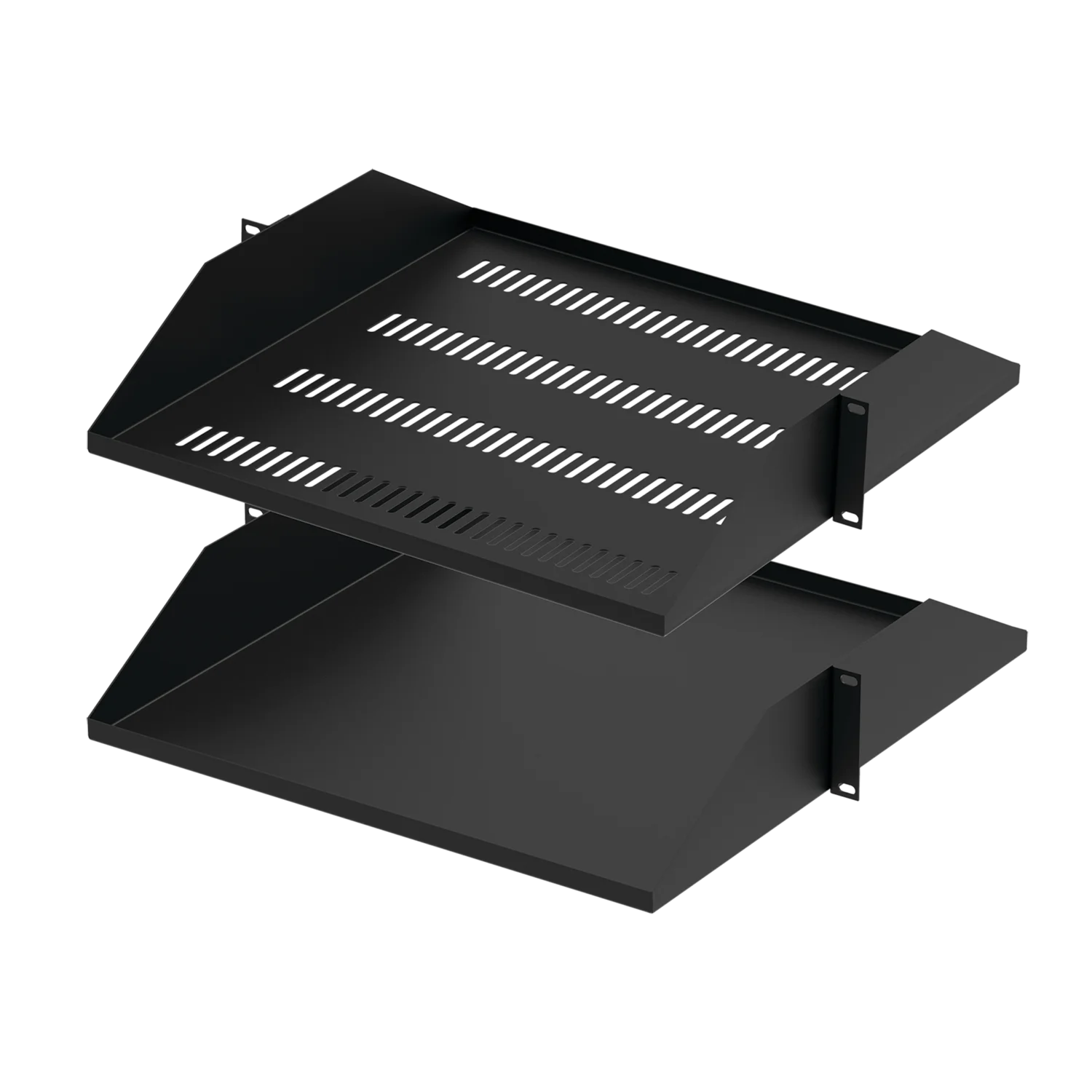 Center-Mount Steel Shelves