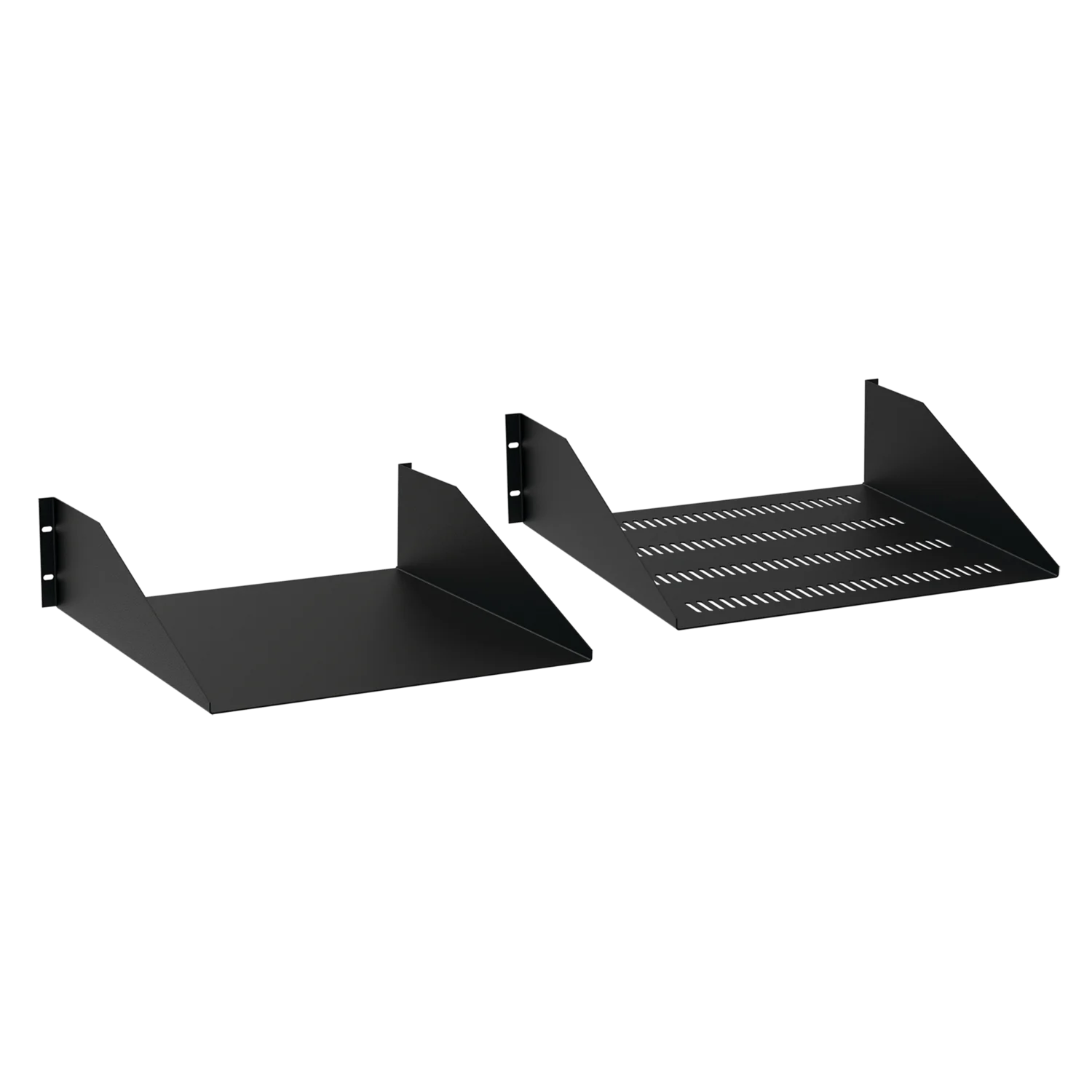 Open Frame Rack-Mount Steel Shelf