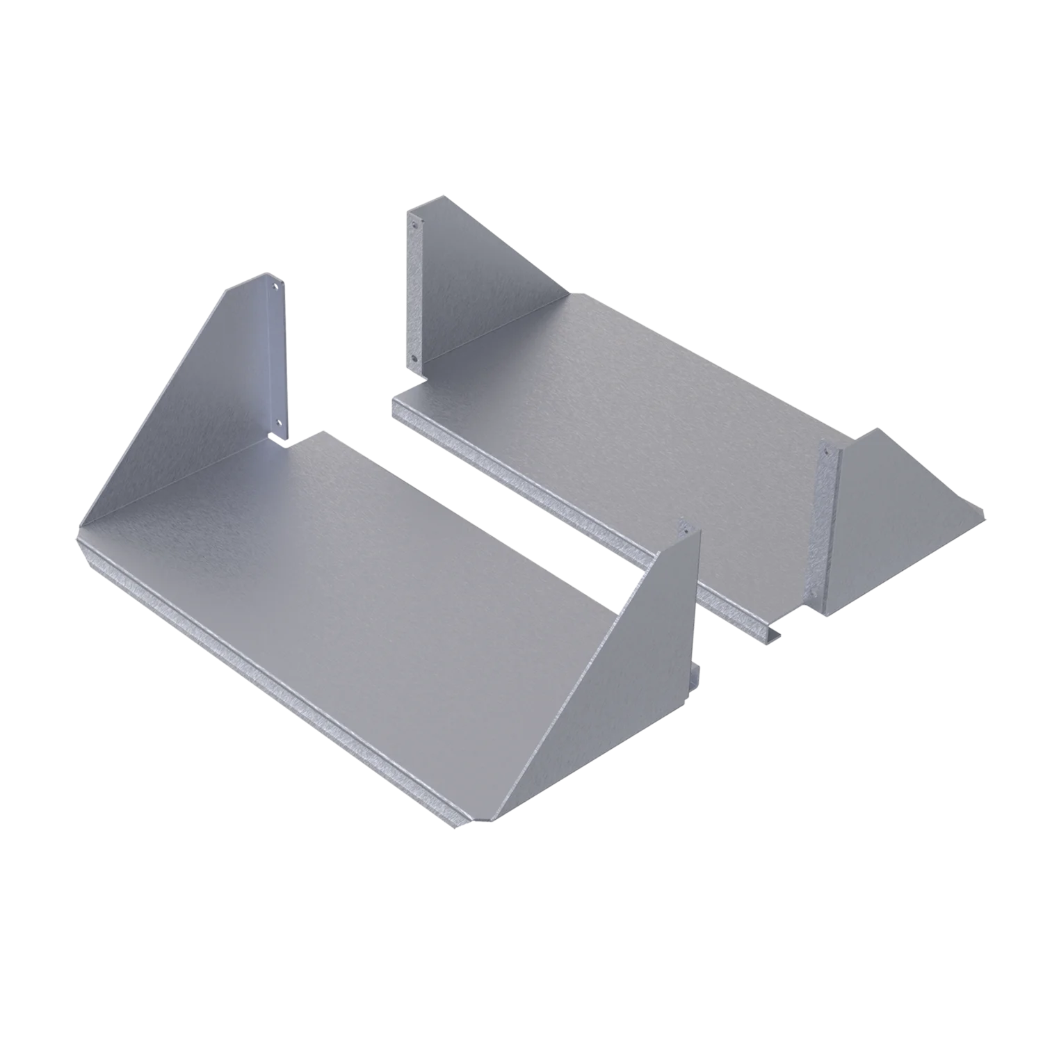 Double-Sided Solid Aluminum Heavy Duty Shelf