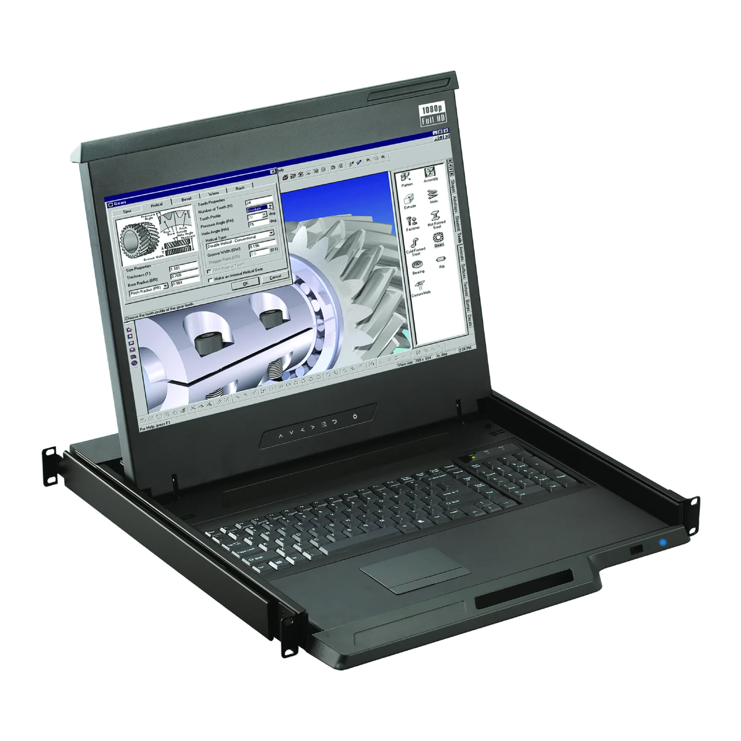 Rack-Mount LCD Console Drawer